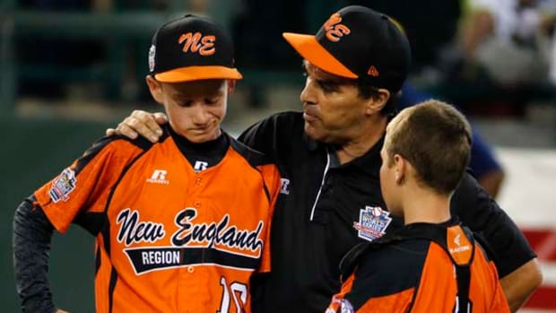 Coach David Belisle Inspires His Team after LLWS Loss